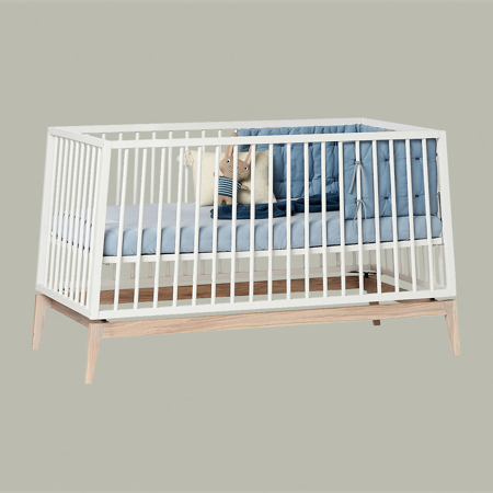 Leander® Dječji krevetić Luna™ 140x70 cm White/Oak