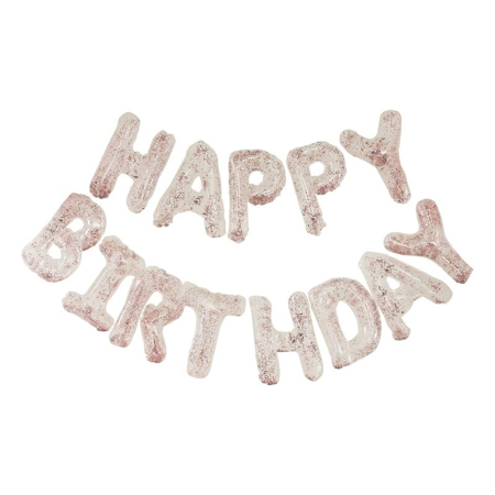 Ginger Ray® Viseći baloni Happy Birthday s konfetima