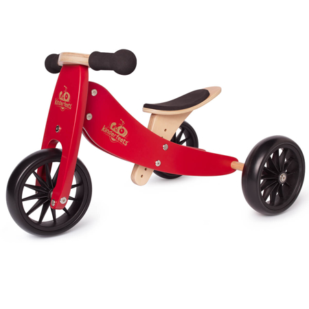 Slika za Kinderfeets® 2u1 Tricikl i bicikl bez pedala Tiny Tot Cherry Red