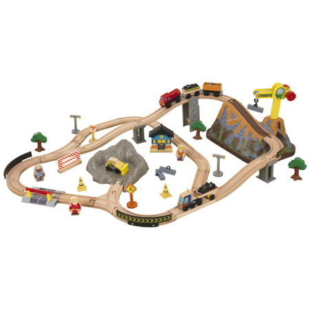 KidKraft® Set za igranje s željeznicom Construction Train