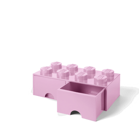 Lego® Kutija za pohranjivanje s ladicama 8 Light Purple