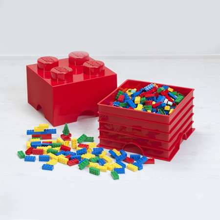 Lego® Kutija s ladicom za pohranjivanje 4 Aqua