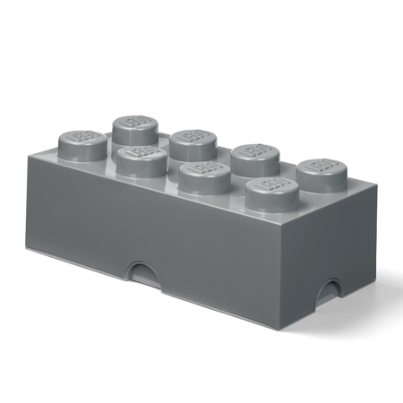 Lego® Kutija za pohranjivanje 8 Dark Grey