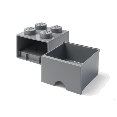 Lego® Kutija za pohranjivanje s ladicama 4 Dark Grey