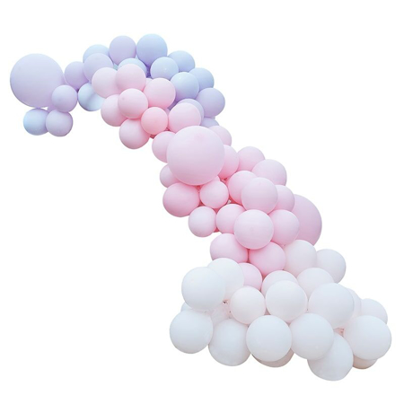 Slika za  Ginger Ray® Luk od balona Luxe Pastel Pink & Purple