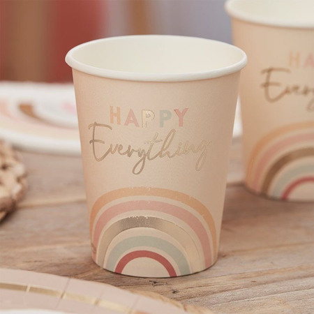 Slika za Ginger Ray® Papirne čašice Happy Everything 8 komada