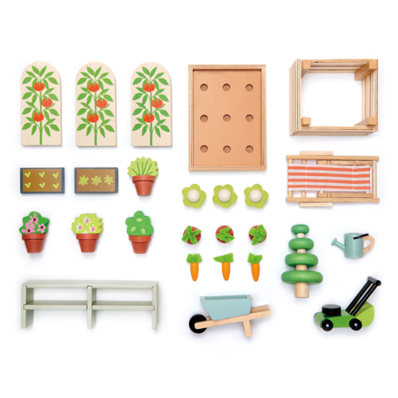 Tender Leaf Toys® Staklenik i set za vrt