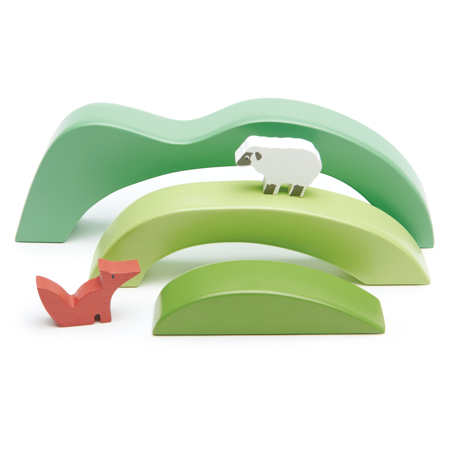 Tender Leaf Toys® Zelena brda Green hills 