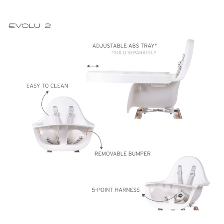 Slika za Childhome® Dječja stolica Evolu 2 Natural White 
