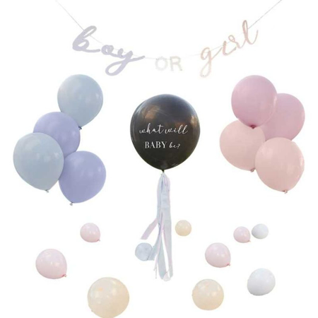 Slika za  Ginger Ray® Set za otkrivanje spola s balonima