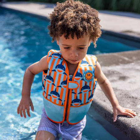 Swim Essentials® Dječji prsluk za plivanje Blue Shark (18-30 kg) 