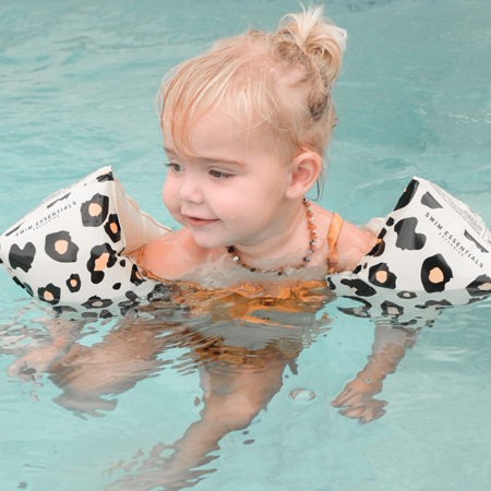 Slika za Swim Essentials® Dječje narukvice za plivanje Beige Leopard (0-2 G)