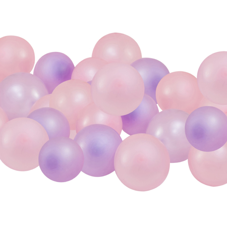 Ginger Ray® Baloni Pink & Lilac Mosaic 40 kom