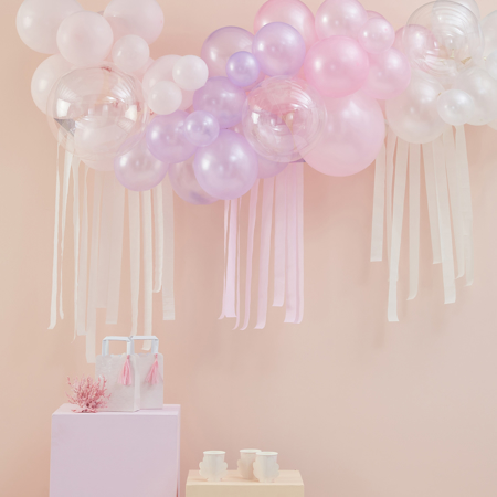 Slika za Ginger Ray® Luk od balona Pastel, Pearl & Ivory