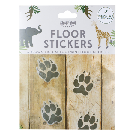 Slika za Ginger Ray® Naljepnice Animal Pawprint Floor Stickers
