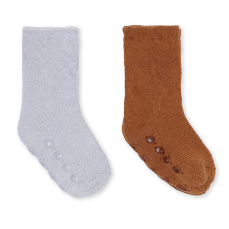 Slika za Konges Sløjd® Dječje čarape 3 kom Pearl Blue/Leather Brown