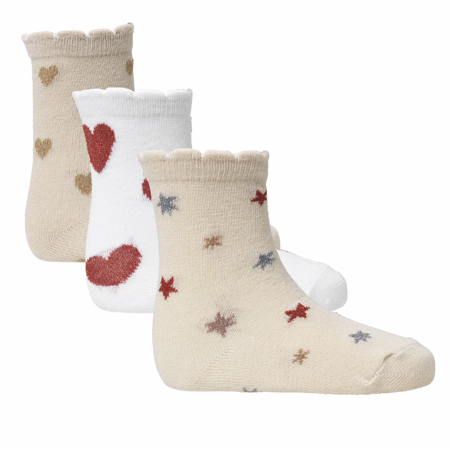 Slika za Konges Sløjd® Dječje čarape 3 kom Heart/Aisuru/Star