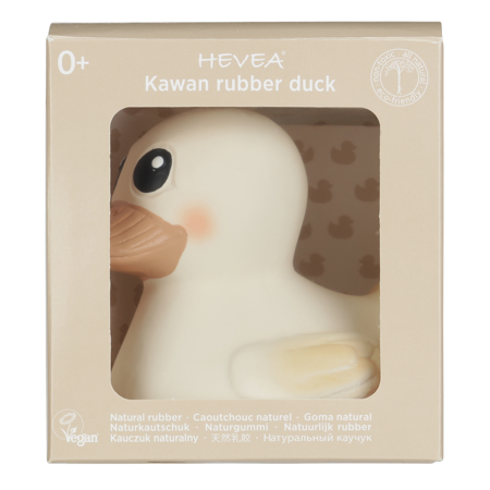 Hevea® Kawan Mini patka od prirodnog kaučuka 1 igračka 3 funkcije White