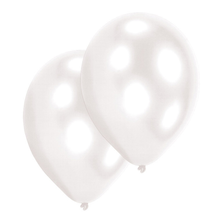 Amscan® Lateks baloni Pearl White 10 kom