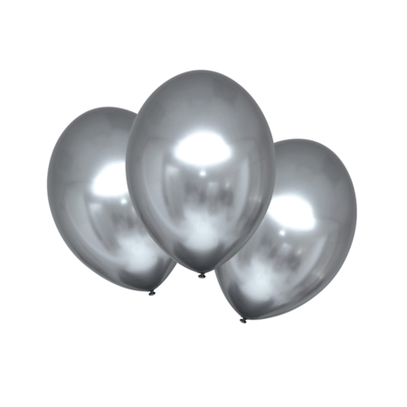 Slika za Amscan® Lateks baloni Satin Luxe Platinum 6 kom