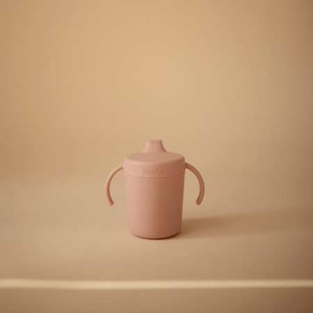 Mushie® Čašica za ućenje pijenja Sippy Cup Blush