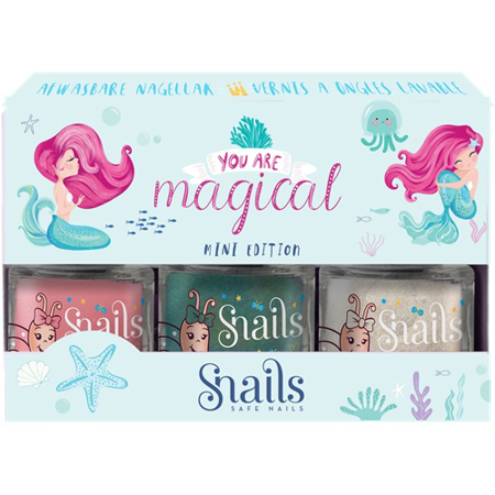 Snails® Set lakova za nokte na bazi vode Magical Mini 7ml - Tooth Fairy, Aurora, Frost Queen 