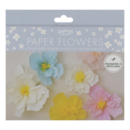 Slika za Ginger Ray® cvijeće od papira za ukrašavanje Flowers