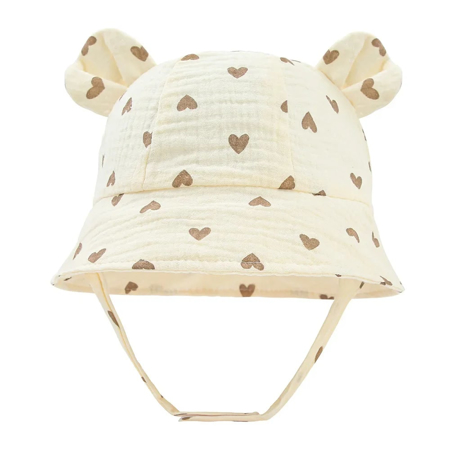 Slika za Ljetni pamučni šeširić (43-49 cm) Bear Hearts