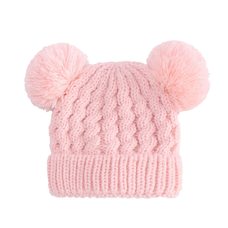 Slika za Zimska kapa s pomponima (0-3L) Pink