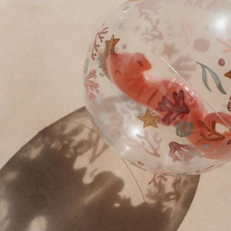 Slika za Little Dutch® 3D lopta na napuhavanje Ocean Dreams Pink 35 cm