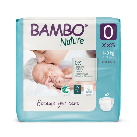 Slika za Bambo Nature® Pelene Premature Size 0 (1-3 kg) 24 kom