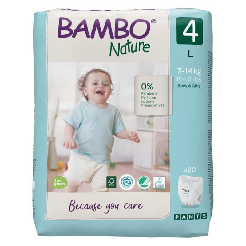 Slika za Bambo Nature® Hlačne pelene Maxi Veličina 4 (7-14 kg) 20 kom
