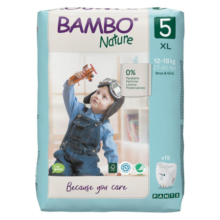 Slika za Bambo Nature® Hlačne pelene Junior Size 5 (12-18 kg) 19 kom