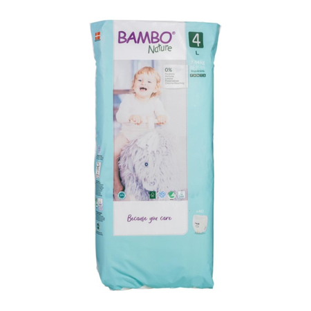 Bambo Nature® Hlačne pelene Maxi Veličina 4 (7-14 kg) 40 kom