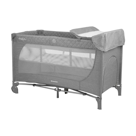 KikkaBoo® Prijenosan krevetić 2 razine 125x65 Medley PLUS Grey